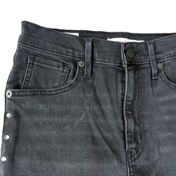 NWOT...LEVIS..MILE HIGH SUPER SKINNY STUDDED WOMEN'S JEANS... Size 26 - Picture 10 of 11